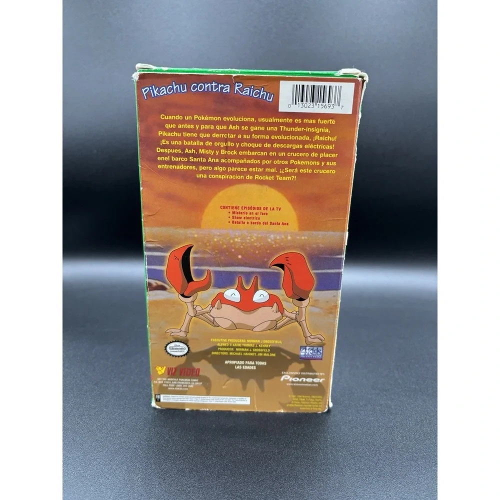 POKEMON - Descarga Electrical ESPAÑOL - VHS From 1998